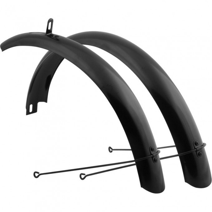 Крылья STELS 20" YC-M015 полноразмерные, чёрные 610005