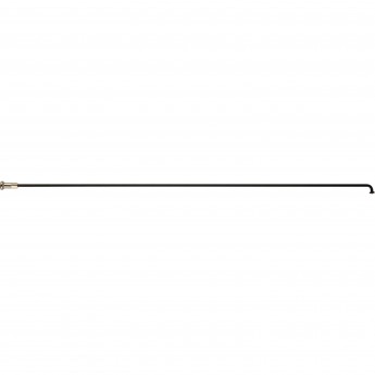 Спица с латунным ниппелем 235 мм, стальная черная Спица с латунным ниппелем 235 мм, стальная черная