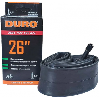 Велокамера 26" DURO 26х1,75/2,125 А/V/DHB01007