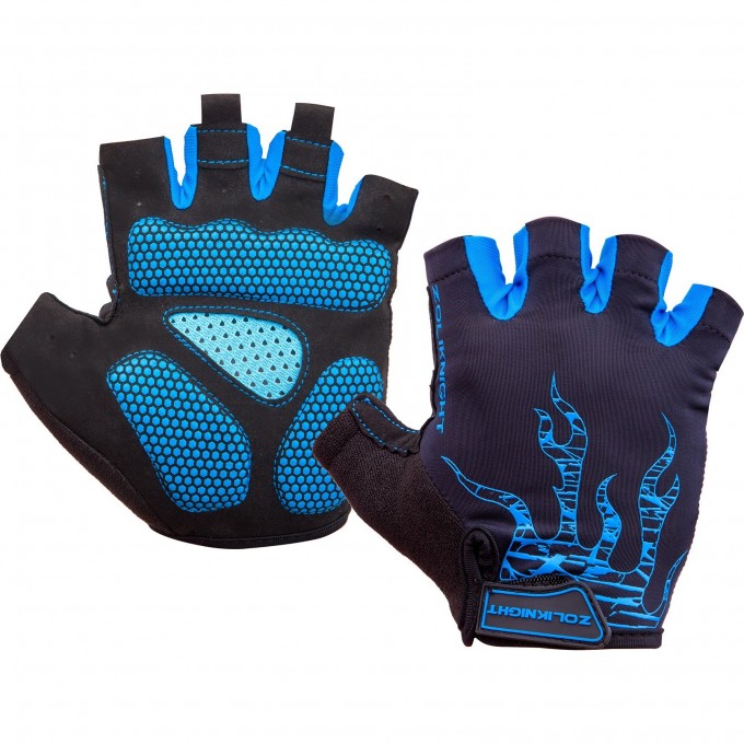 Велоперчатки ZL2313 черно-синие, размер: XL 380186