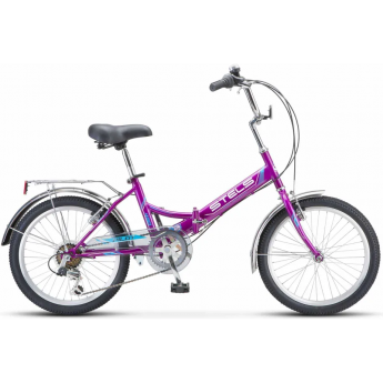 Велосипед складной STELS 20" Pilot 450 V (LU085349), фиолетовый, 2023