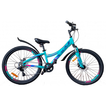 Велосипед STELS Navigator 24" 430 MD V010 мятный (LU095478), рама 11,5, 2023