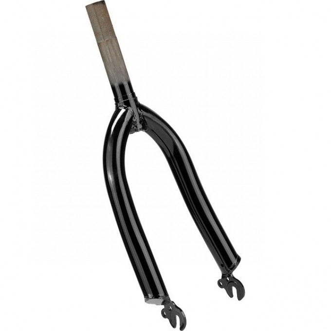 Вилка 14" шток 1" чёрная 110131