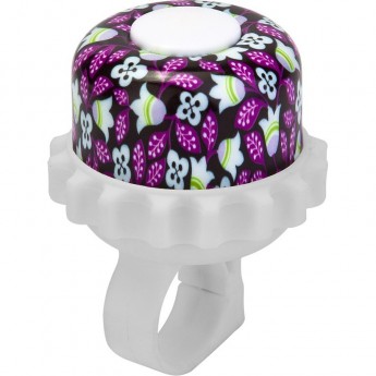 Звонок 23R-08 "Цветы" бело-фиолетовый Звонок 23R-08 "Цветы" бело-фиолетовый